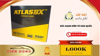 ATLASTBX MF 75D23FL 12V - 65AH