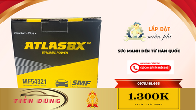 ATLASTBX DIN MF54321 12V - 45 AH