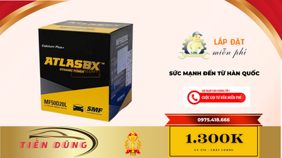 ATLASTBX MF 50D20 FL 12V - 50 AH