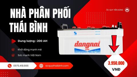 Ắc Quy Đồng Nai Nước 12V 200Ah: Sự Lựa Chọn Hoàn Hảo Cho Xe Tải Và Thiết Bị Công Nghiệp